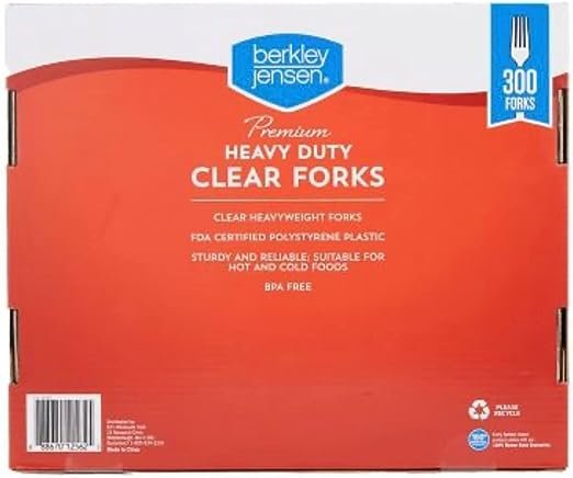 1 Berkley Jensen Clear Forks, 300 ct. AS