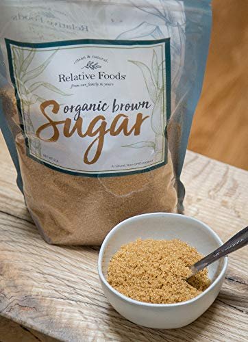 2 Organic Brown Sugar Bulk Resealable bag (3lb) - raw Light Brown sugar for Baking, Kitchen sweetener, Glazes & More - Made with Organic Molasses for a Sweet and Flavorful Taste
