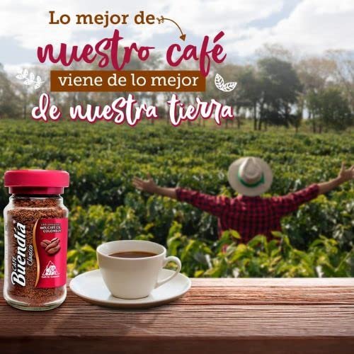 3 Buendia Vanilla Colombian Instant Coffee (2-pack) (2.9 oz each) - Instantaneo Vainilla Cafe Colombiano