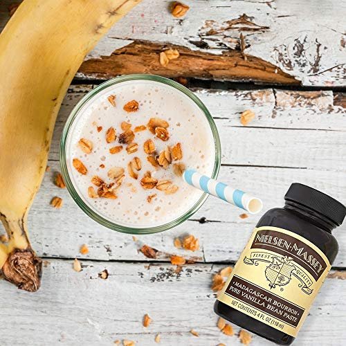 2 4 Ounce Bottle of Madagascar Bourbon Pure Vanilla Bean Paste by Nielsen-Massey, Ideal for Baking and Cooking, Comes with a Gift Box