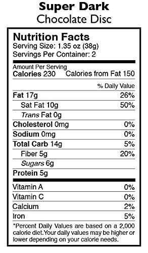 2 Taza Chocolate Organic Mexicano Disc 85% Dark Chocolate, Super Dark, 2.75 Ounce (12 Count), Vegan