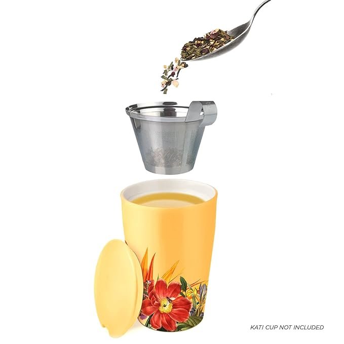 3 Tea Forte Mango Citron Organic Herbal Tea with Mango and Hibiscus, Makes 35-50 Cups, 3.88 Ounce Loose Leaf Tea Canister