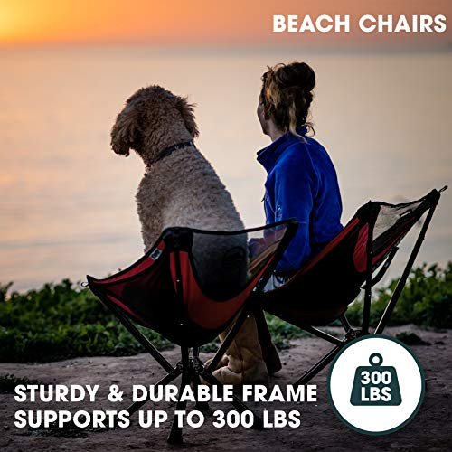 5 Cliq Camping Chair - Most Funded Portable Chair in Crowdfunding History. Bottle Sized Compact Outdoor Chair Sets up in 5 Seconds Supports 300lbs Aircraft Grade Aluminum