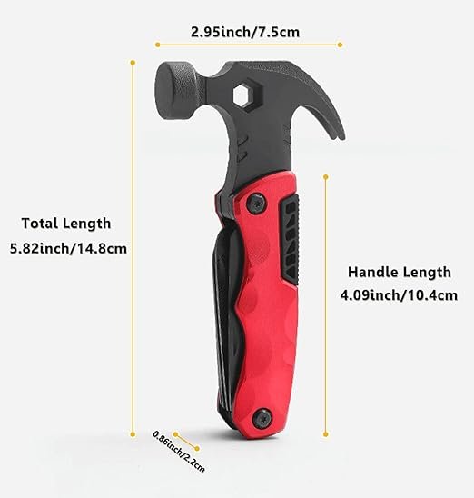 4 16-in-1 Compact Ultimate Survival Multitool: The All-in-One Pocket Hammer