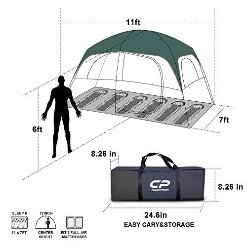 5 CAMPROS Tent-6-Person-Camping-Tents