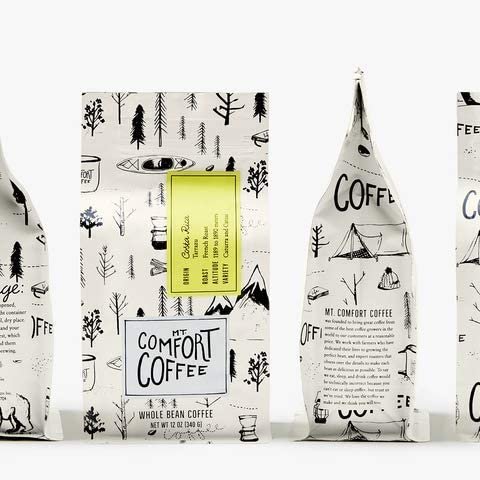 2 Mt. Comfort Coffee Costa Rica French Roast, 12 Ounce - Notes of Citrus, Tropical Fruit, & Brown Sugar - Premium Roasted Whole Beans