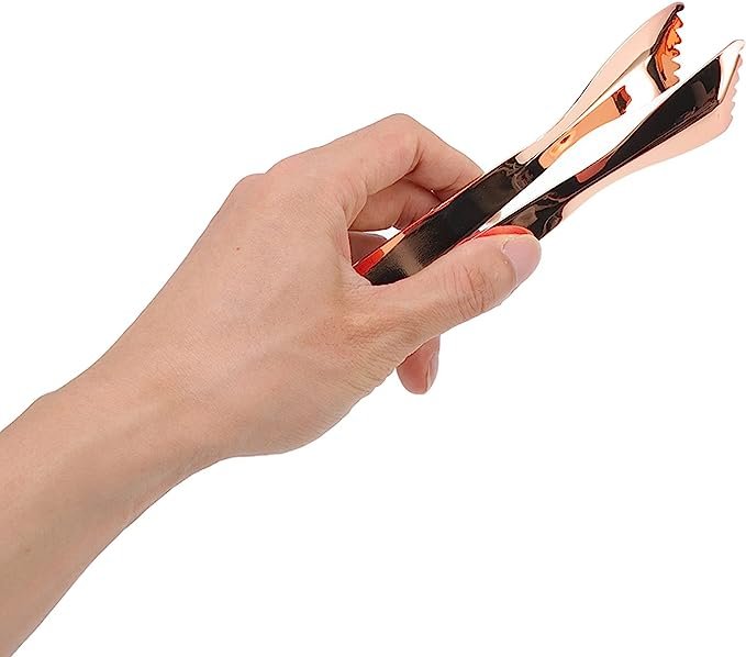 2 Copper Plated Stainless Steel Kitchen Tongs