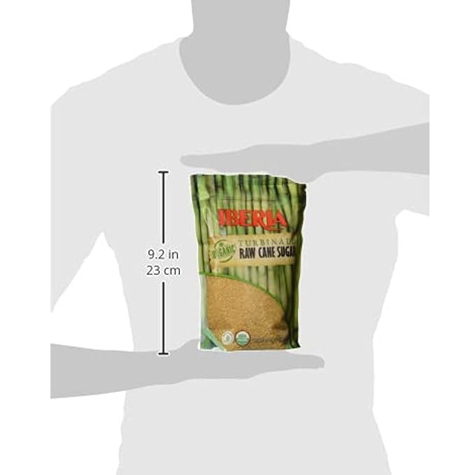 4 Iberia Organic Turbinado Sugar, 1.5 lb. (Pack of 3)