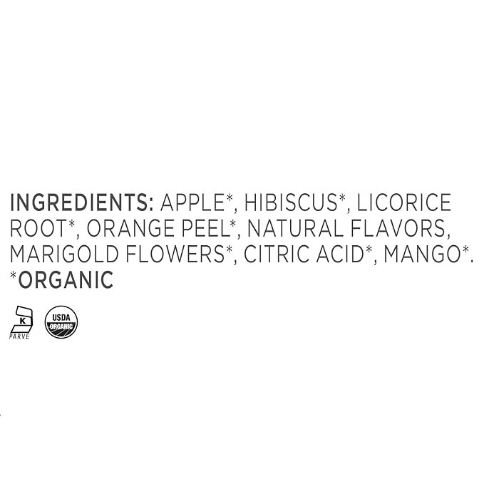 1 Tea Forte Mango Citron Organic Herbal Tea with Mango and Hibiscus, Makes 35-50 Cups, 3.88 Ounce Loose Leaf Tea Canister