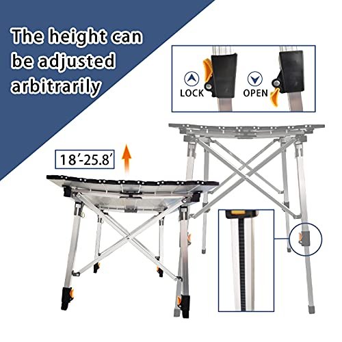 3 Beachside Adjustable Leg Camping Table by Camp Field