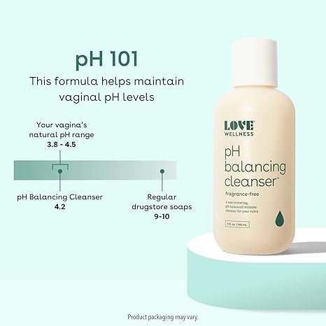 1 Wellness Feminine Cleanse - pH Balancing Cleanser - Unscented Intimate Wash for Delicate Skin - Women's Intimate Health Cleanser for Optimal pH - Gentle for Skin Discomfort and Dryness.