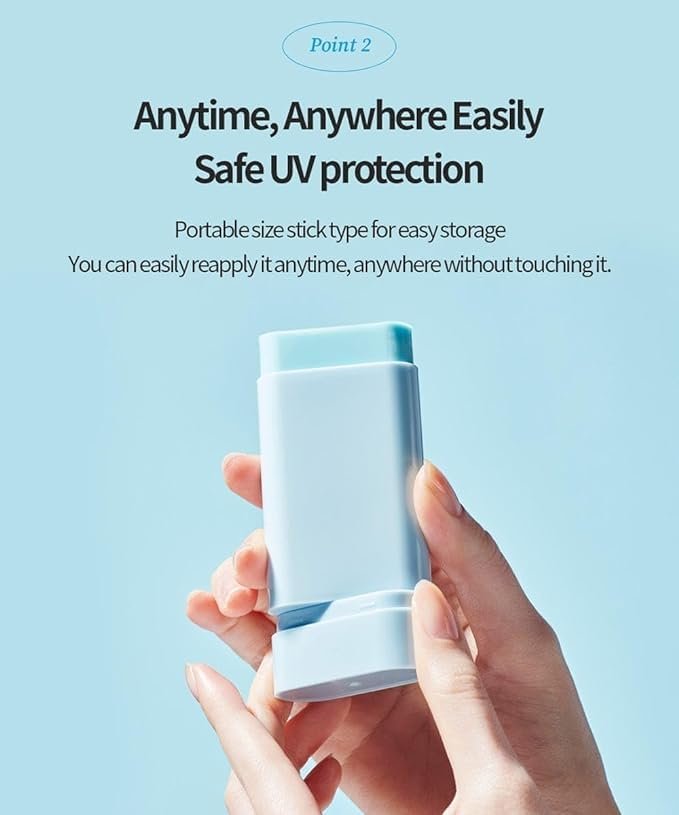 4 Cotton Soft Sun Stick SPF50 PA++++ (19 g / 0.67 oz) | Broad Spectrum Facial Sunscreen | Vegan Certified | Hypoallergenic | No White Cast | Lightweight & Hydrating Formula | Korean Sunscreen |