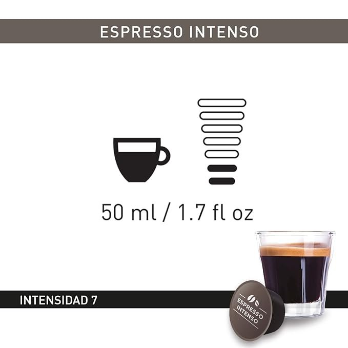 1 Bestpresso 120 Intenso Capsules Compatible with Nescafe Dolce Gusto Coffee Machines