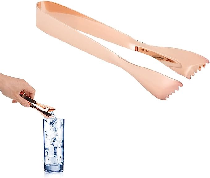 1 Copper Plated Stainless Steel Kitchen Tongs
