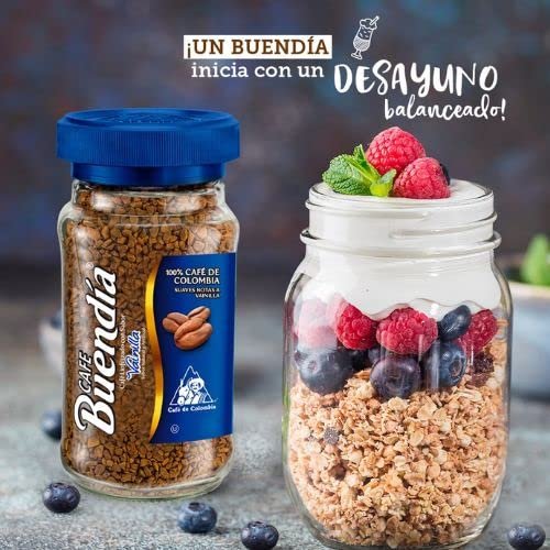 2 Buendia Vanilla Colombian Instant Coffee (2-pack) (2.9 oz each) - Instantaneo Vainilla Cafe Colombiano
