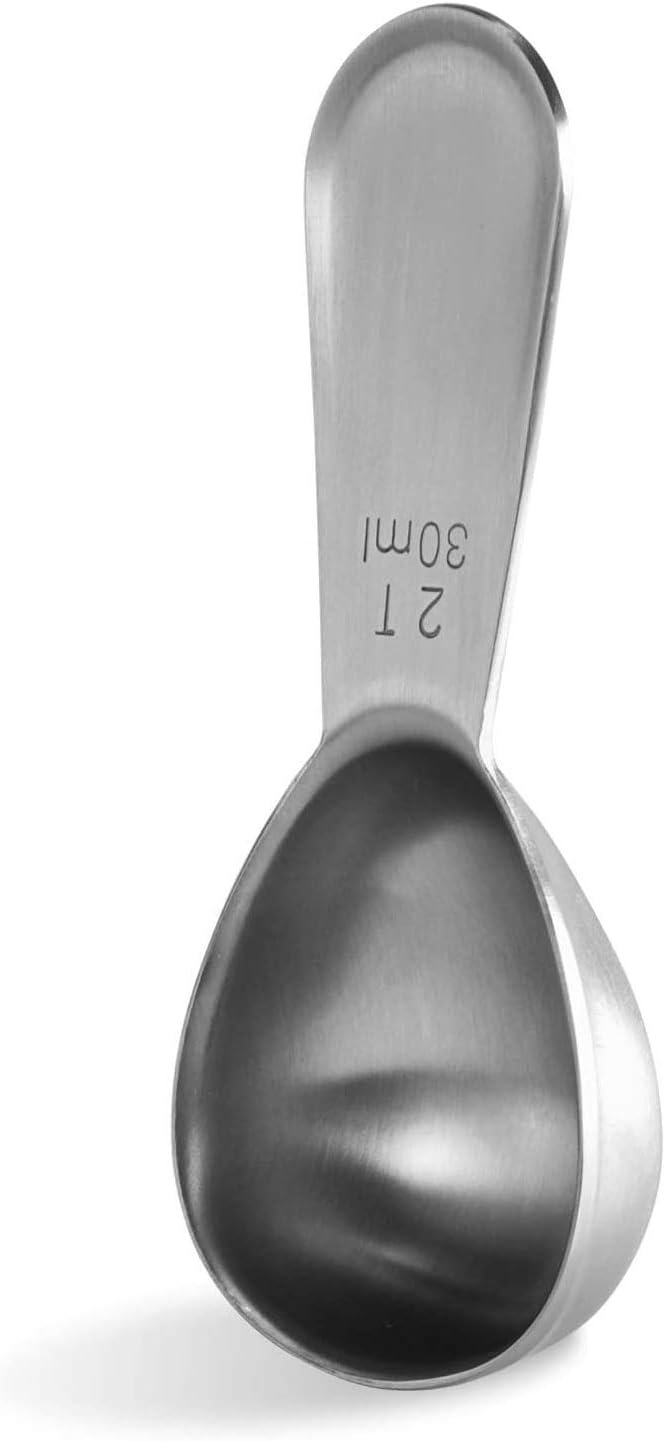 1 U-Taste Coffee Scoop: Durable 18/8 Stainless Steel Measuring Spoon for Coffee 2 Tablespoon