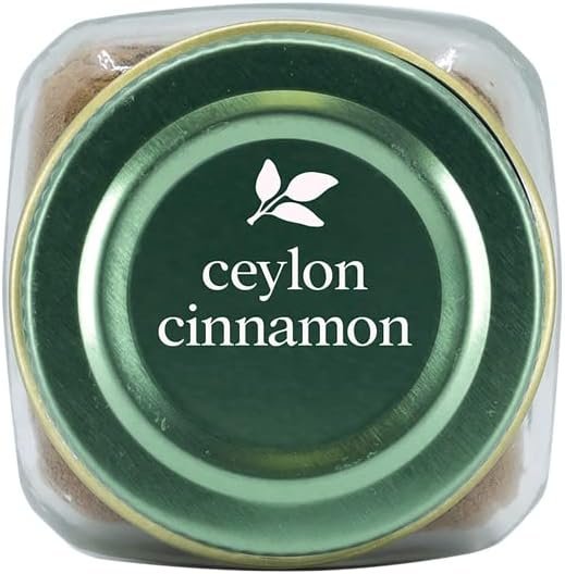 1 Organic Ceylon Cinnamon Powder, Certified Organic, Plant-Based | 2.08 Ounce | Cinnamomum verum J. Presl
