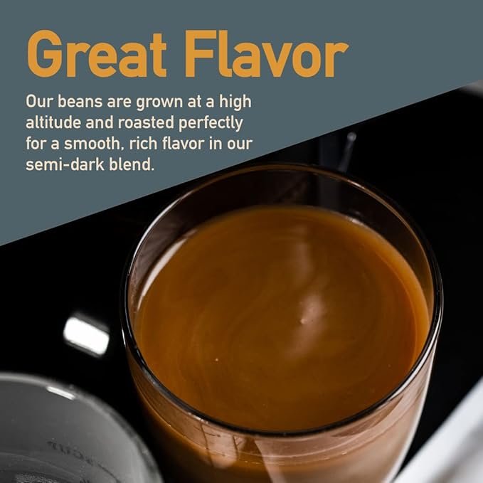 6 Healthy Bean Low Acid Coffee Pods - Superfood Infused, USDA, Organic Low Acid Coffee, Mold Free Coffee Pods - Clean, Healthy Coffee Pods - Mycotoxin Free Coffee - Semi-Dark Roast Coffee Pods, 12 Pack