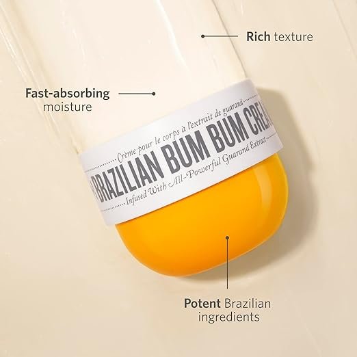 4 SOL DE JANEIRO Brazilian Bum Bum Cream with Bum Bum Body Scrub Full Size Smoothing and Tightening Bundle