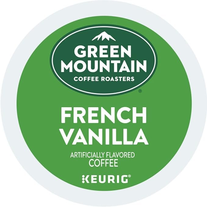 1 Green Mountain Coffee Roasters French Vanilla Coffee, Keurig Single-Serve Pods, Light Roast, 32 Units