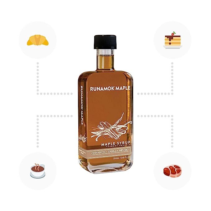 1 Maple Bliss Infused Vermont Maple Syrup, 8.45oz, 250mL