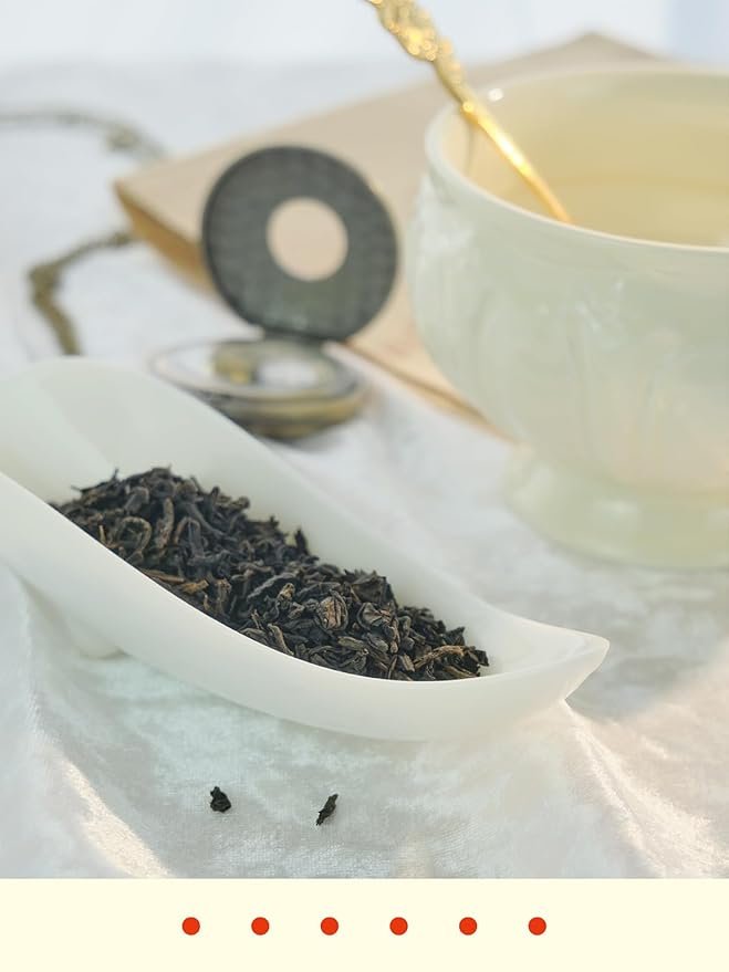 3 GLDNT Organic Lapsang Souchong Tea, Chinese Smoked Organic Black Tea Loose Leaf, Smoky Taste, Caffeinated, 7oz/200g