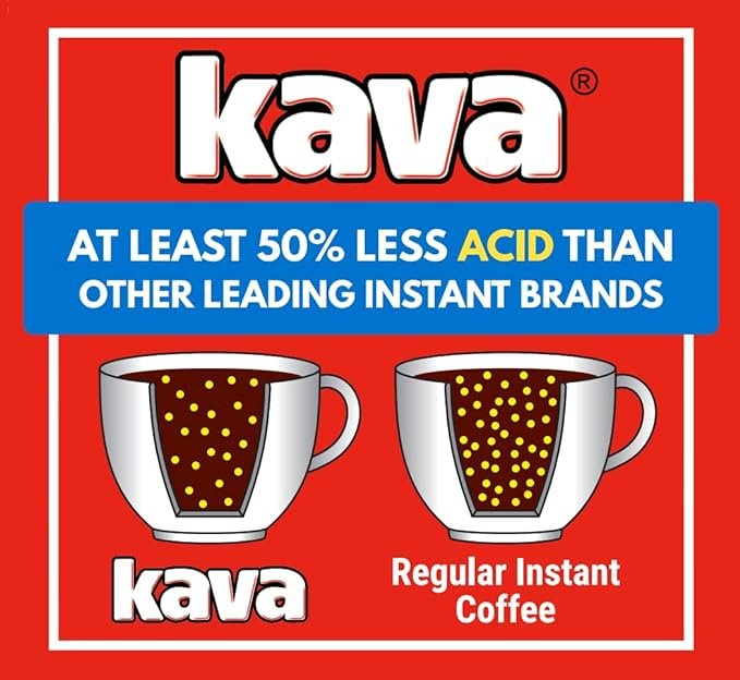 1 Kava Caffeine-Free Low Acid Instant Coffee, 4 Ounce Jar (Pack of 1)