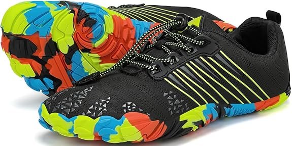3 Kricely Men's Minimalist Barefoot Shoes | Wide Toe Box Workout Shoes | Zero Drop Sole Trail Running Shoes