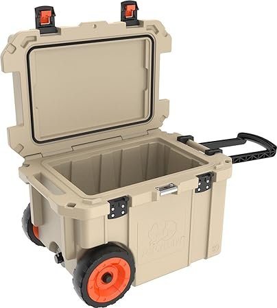 1 Pelican Elite 45 Quart Wheeled Cooler