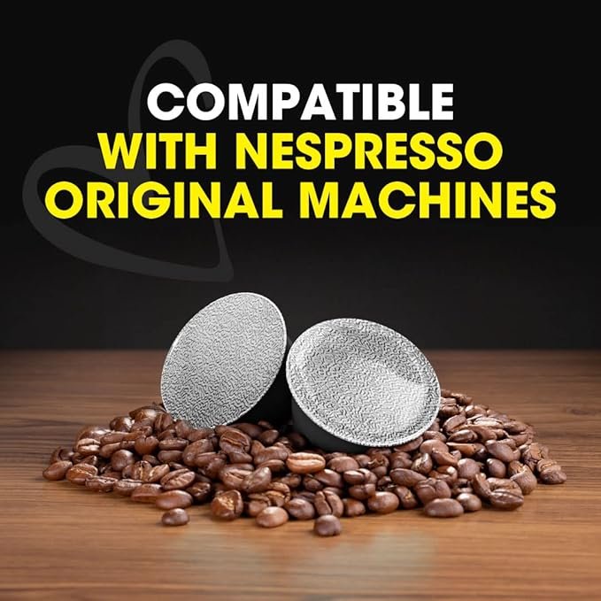 3 Italian Coffee Capsules for Nespresso Original Machines, Italian Espresso Pods (100 Ristretto Regular Capsules, 100 Count - Pack of 1)