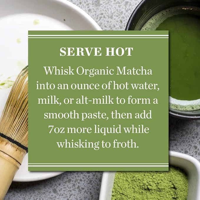 4 Mighty Leaf Tea, Organic Matcha Green Tea Powder - 3 Ounce Bag, 100% Japanese Matcha, Unsweetened