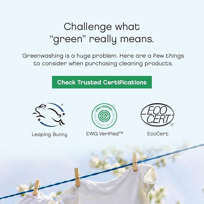 4 Lavender Laundry Pods by AspenClean, New and Improved Packaging, Zero Plastic, EWG Verified™, Vegan, Hypoallergenic Natural Laundry Detergent - 36 Count