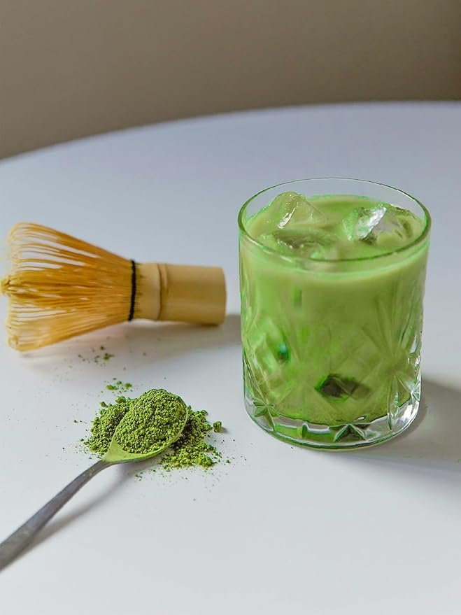 4 HYNTMYT Organic Matcha Green Tea Powder, Premium First Harvest Organic Matcha Powder for Smoothies, Latte and Baking, 7oz