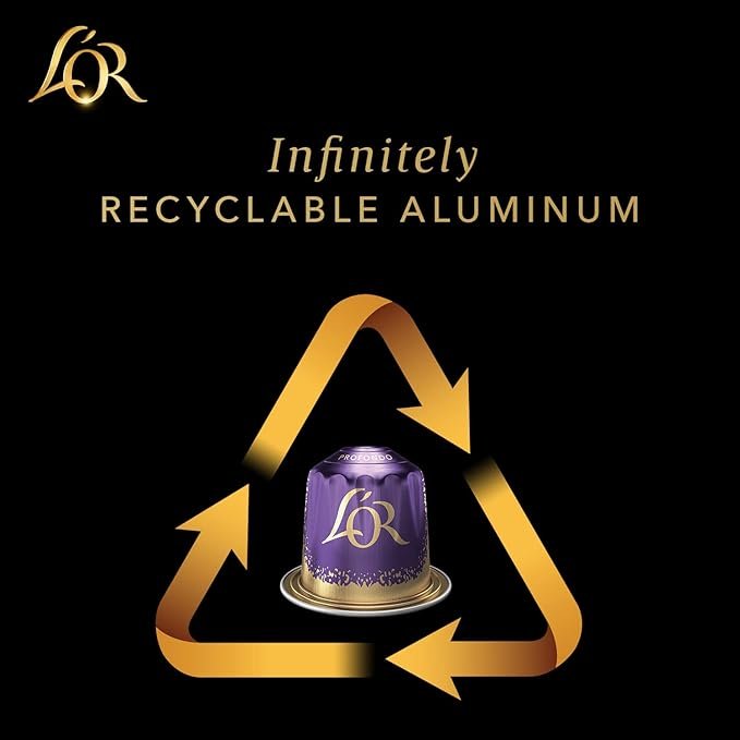 3 L'OR Coffee Capsules, 30 Count Caramel, Single-Serve Aluminum Coffee Capsules Compatible with L'OR BARISTA System & Nespresso Original Machines.