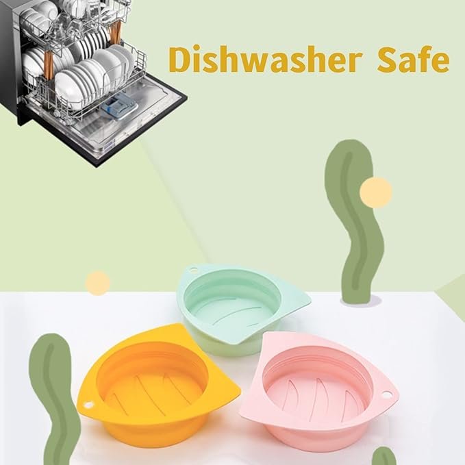 2 PIPIPET 3 Pack Pet Food Can Cover Silicone Can Lids for Dog and Cat Food, Full Coverage Seal keep Fresh, Silicone Stretch Lids Cover Dishwasher Safe, Medium and Large Size Cans