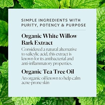 3 Sky Organics Blemish Control Spot Treatment for Face USDA Certified Organic to Target, Reduce & Improve Blemishes, 0.33 fl. Oz