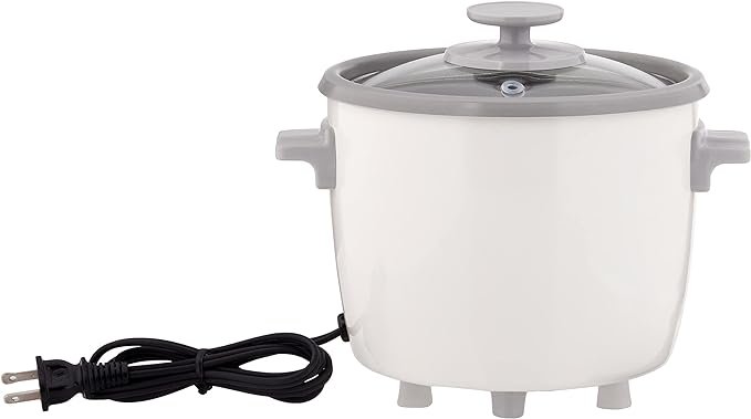 3 Zojirushi NHS-06 3-Cup (Uncooked) Rice Cooker, White (-WB)