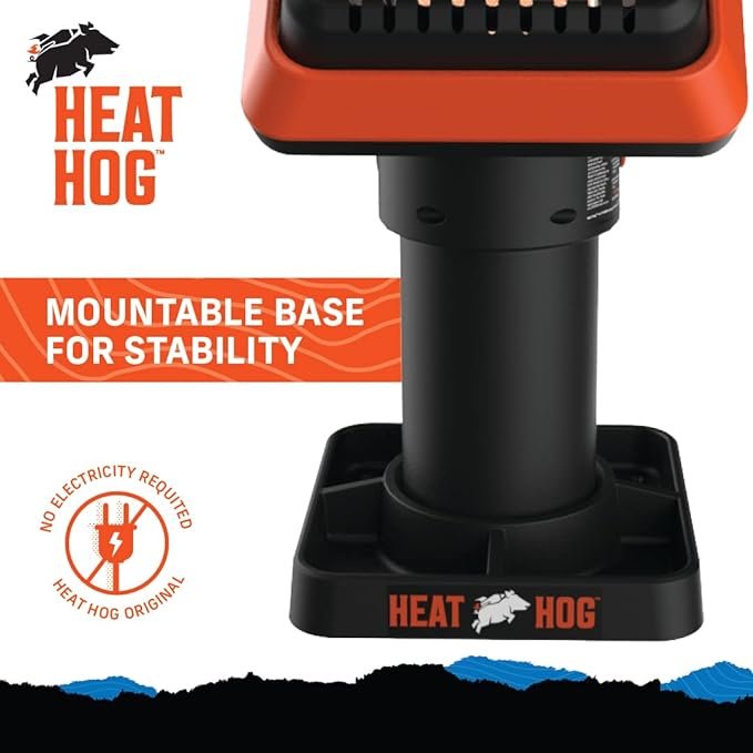 3 Indoor/Outdoor Portable Propane Heater - Orange