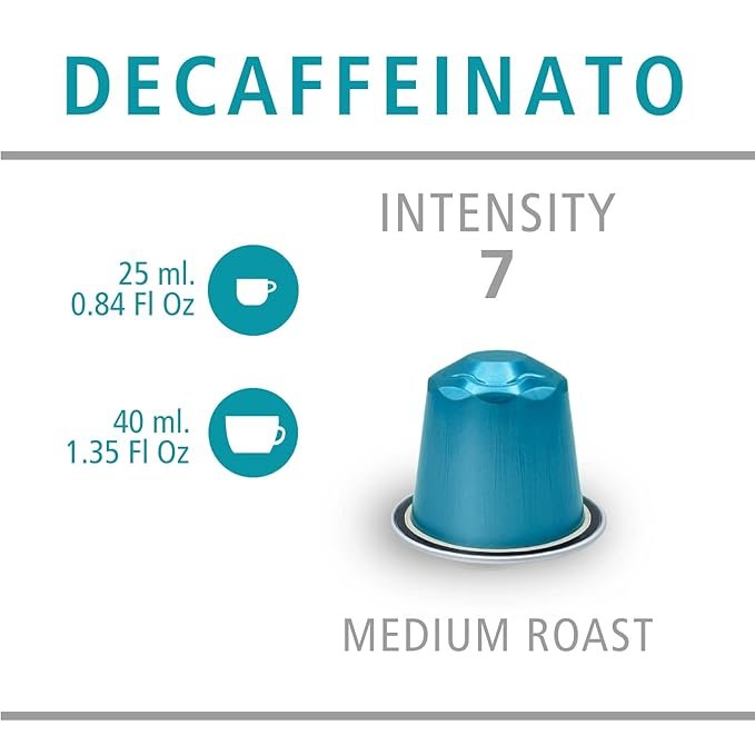 1 Daniels Espresso Blend Nespresso Compatible Capsules, 10 Coffee Pods, Single Serve, Kosher Certified (Decaffeinato, 10 Pods)