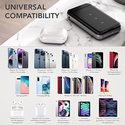 2 Satechi 3-in-1 Wireless Charging Stand & Portable Power Bank