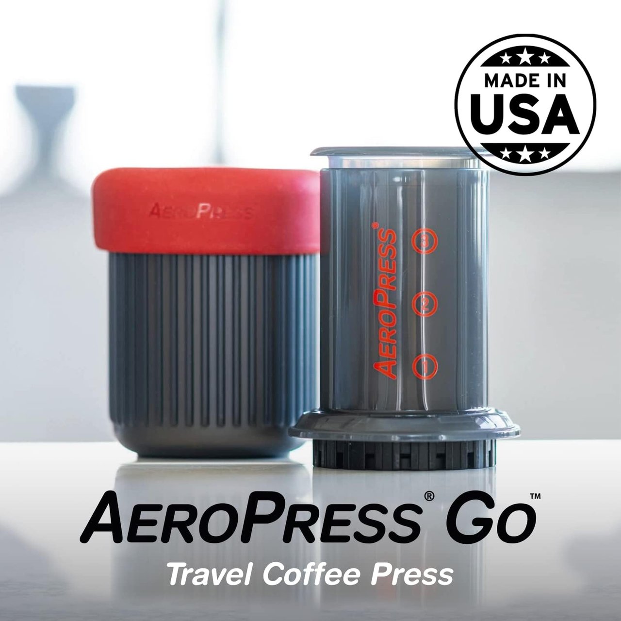 6 AeroGo Compact Coffee Press Kit for Wanderlust