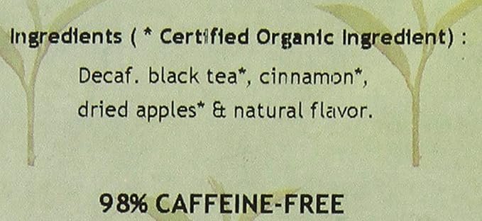 1 Davidson's Organics, Decaffeinated Cinnamon Apple, Loose Leaf Tea, 16-Ounce Bag