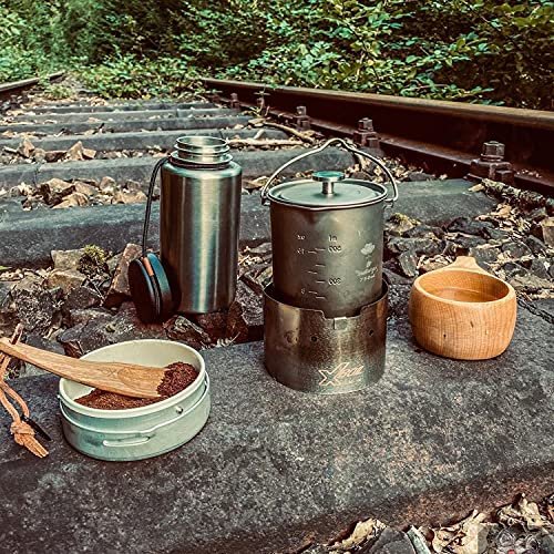 5 Titanium French Press - Ultimate Camping Essential