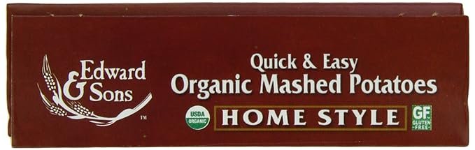 1 Edward & Sons Organic Mashed Potatoes Traditional, 3.5 Oz Boxes (Pack of 6)