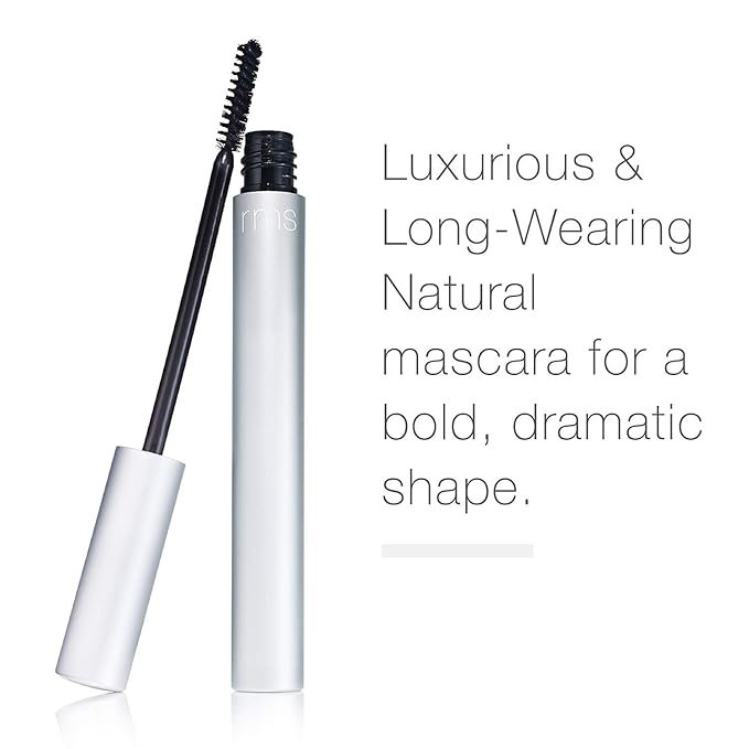 1 RMS Beauty Volumizing Mascara, Black - Organic, Natural Plant Waxes Shape & Intensify Lash Fullness (0.23 Ounce)