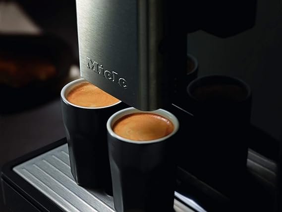 3 Miele CM5300 Coffee Machine, Black Obsidian Finish
