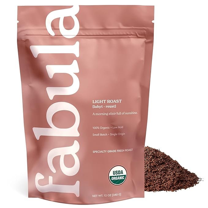 2 Fabula Coffee Variety Pack - Light, Medium, Dark, Freshly Grounded - 3 bags (12 oz. each)
