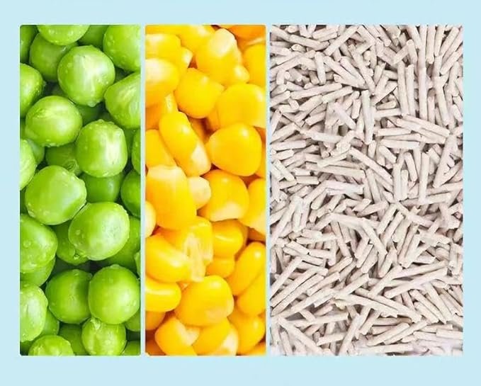 2 Tofu Cat Litter 11.2LB(5.6lb×2bag) Clumping, 100% Food Grade Raw Materials, Clumping,Flushable,Ultra Absorbent and Fast Drying,Solubility in Water,Really Dust-Free,Less Scattering