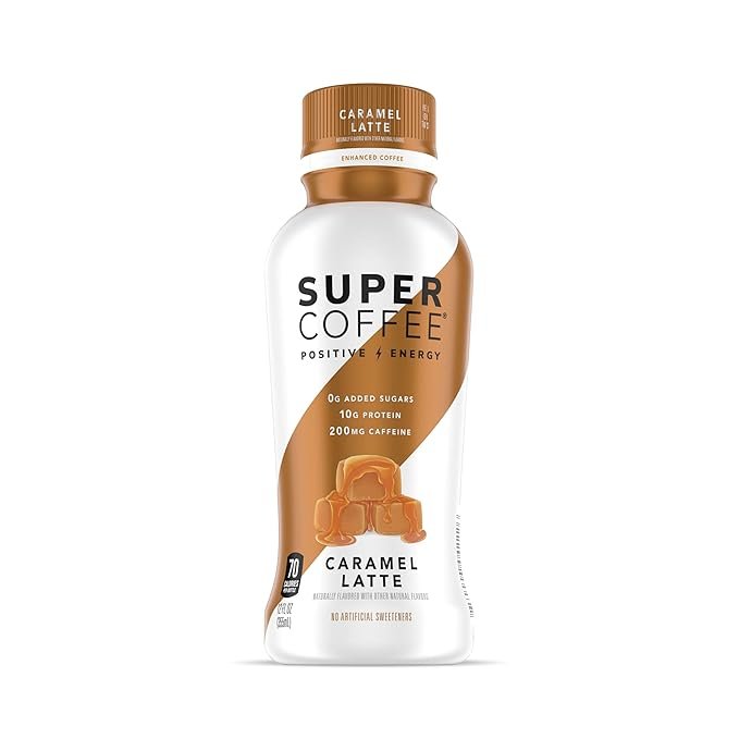 2 KITU Super Coffee, Caramel 12 Fl Oz, 12 Pack