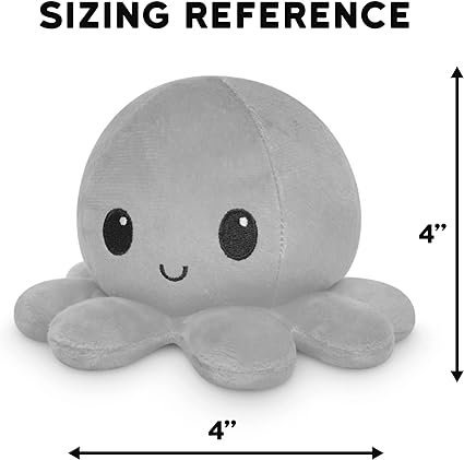 1 TeeTurtle - Day-Night Reversible Mood Octopus Plushie